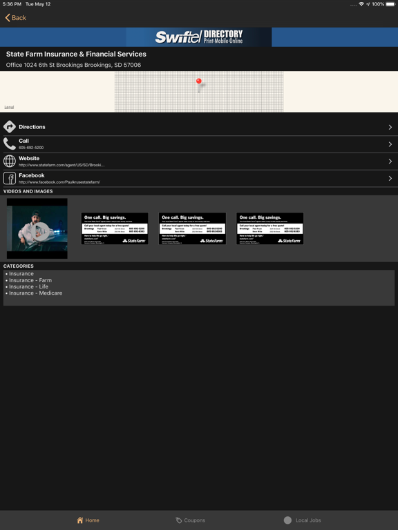 Swiftel Directory iPad screenshot 5 - Reference app