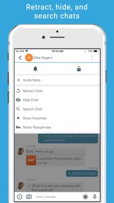 BBM Enterprise screenshot