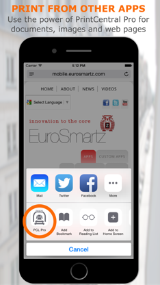 PrintCentral Pro for iPhone screenshot 4