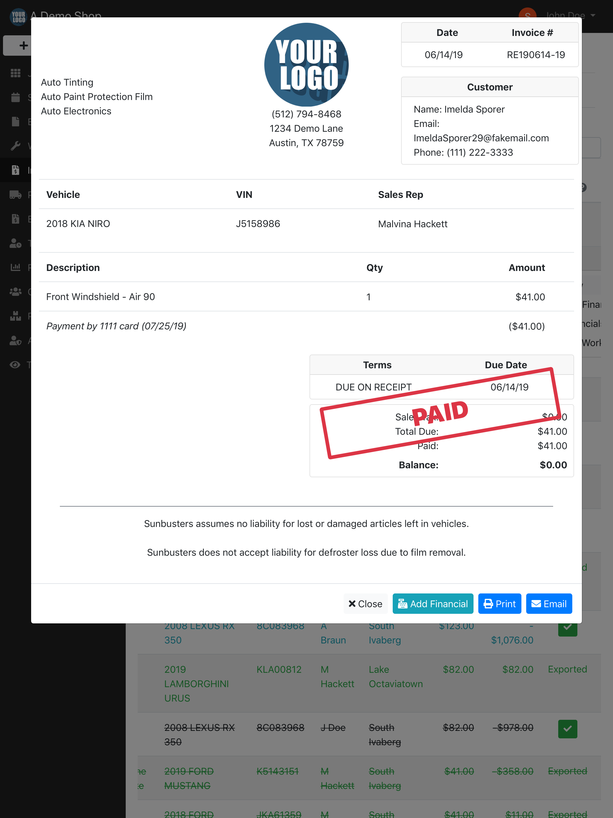 Shop Manager App screenshot 9