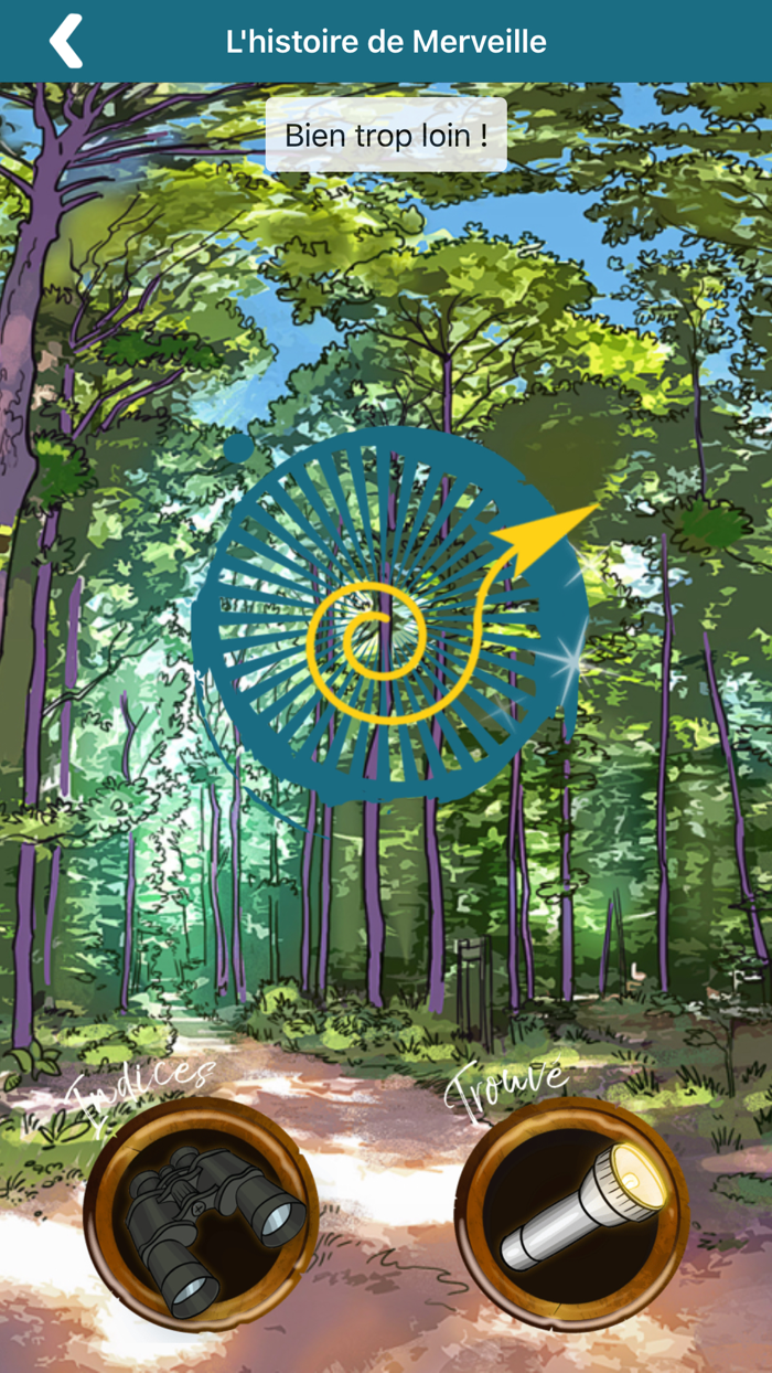 Sur la piste de Merveille