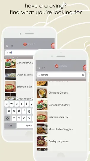 Captura de pantalla de Yogicfoods - Global Recipes en iPhone 10