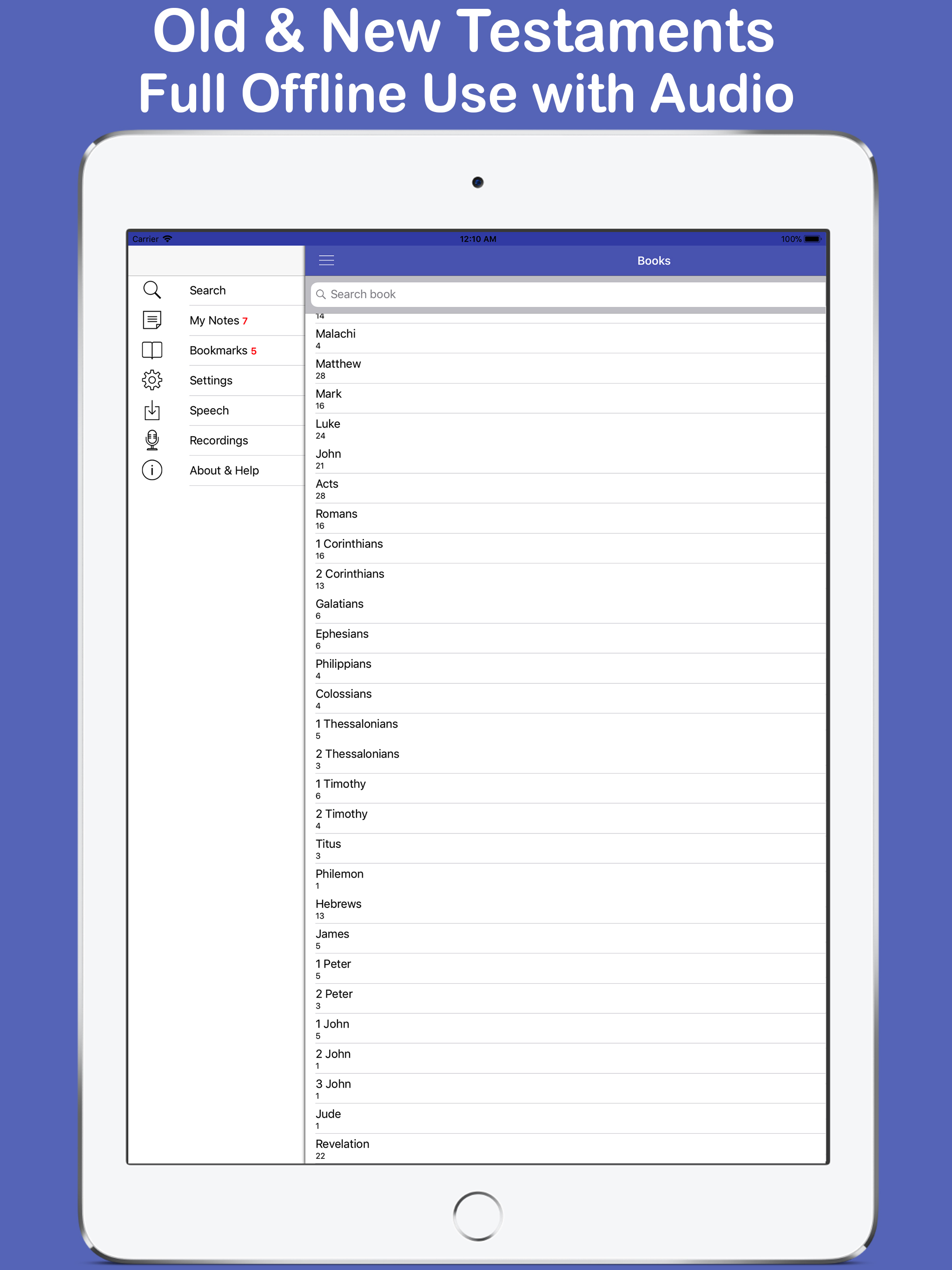 Holy Bible (KJV, NIV) Offline screenshot 13