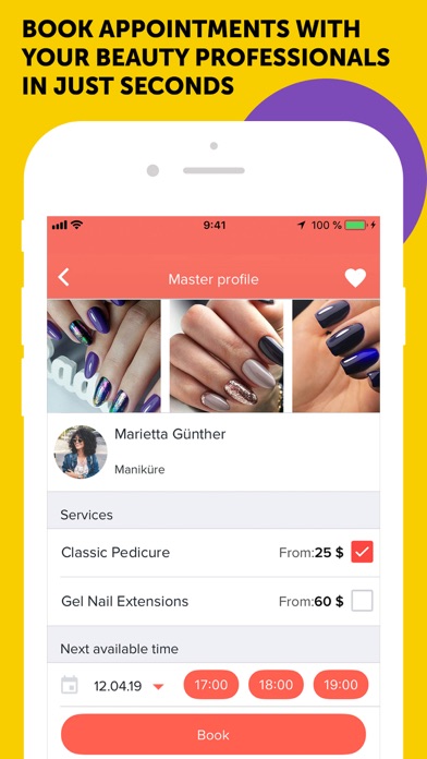 Leeloo: Beauty Booking App Screenshot