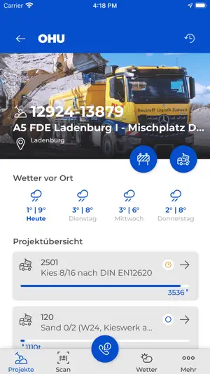 Bauleiter APP screenshot 1