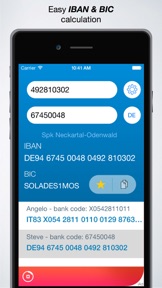IBAN Calculator App screenshot