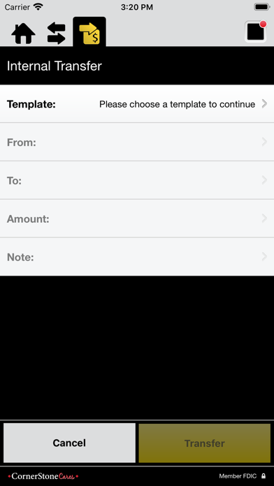 CornerStone Bank (VA) Business Screenshot