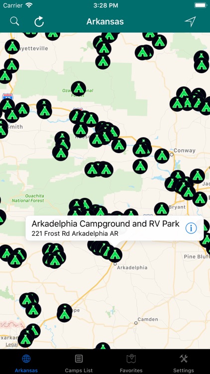 Arkansas – Camping & RV Parks