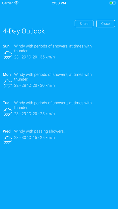 MyWeather@SG Screenshot