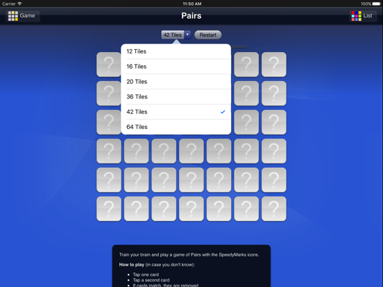 Screenshot #4 pour SpeedyMarks Pairs