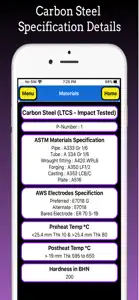 ASME Materials and Electrodes screenshot #6 for iPhone