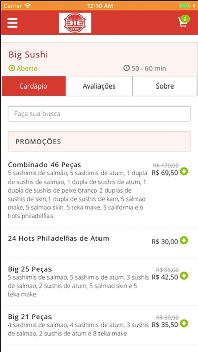 Big Sushi Delivery screenshot