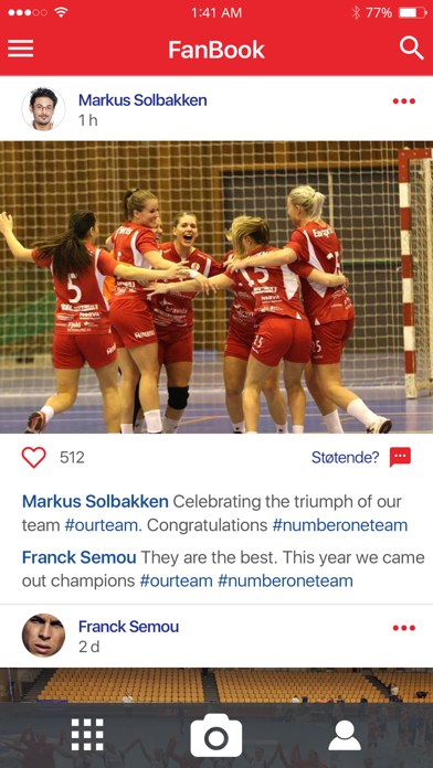 Fredrikstad Håndball Screenshot