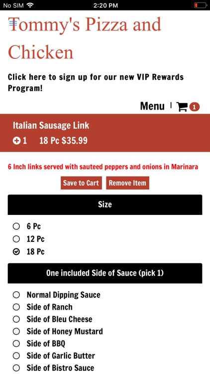 Tommy's Pizza and Chicken screenshot-4
