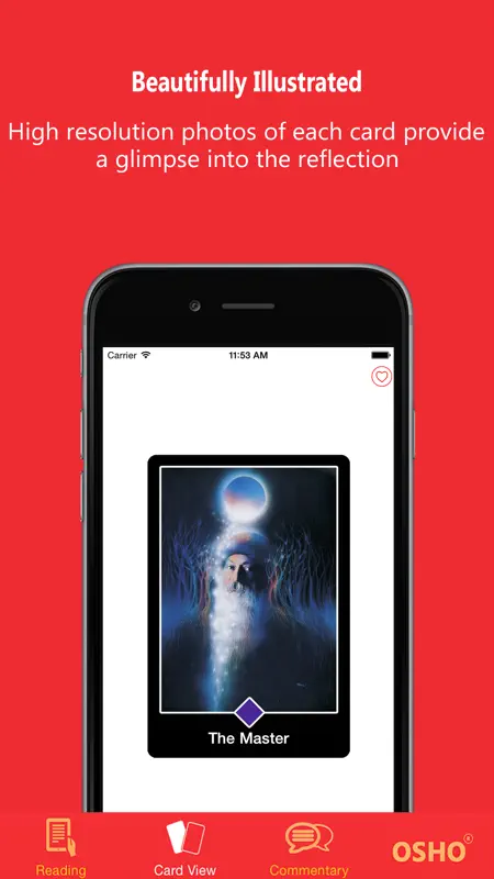 Osho Zen Tarot screenshot 2 of 5
