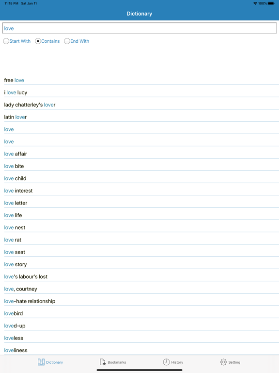 Screenshot #6 pour LDict - English Dictionary