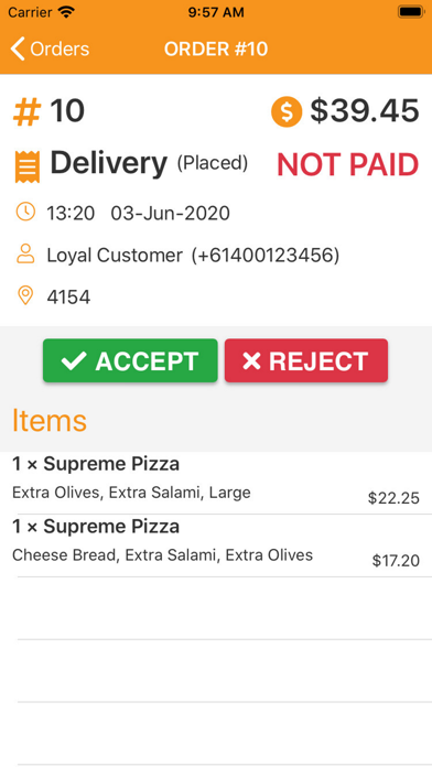Screenshot #2 pour Order247 Console