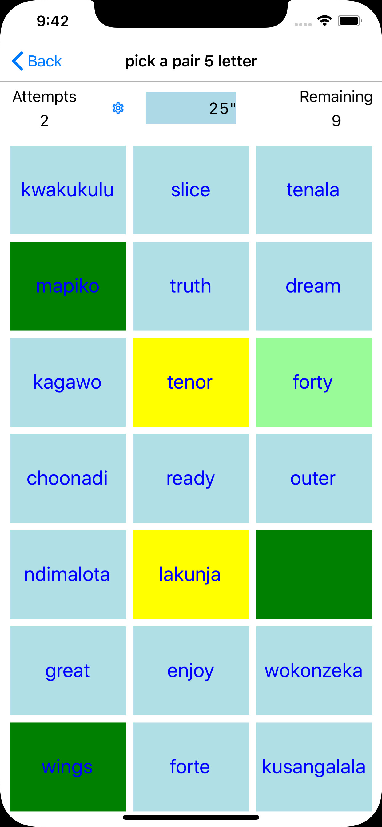 PickAPair Chichewa - English