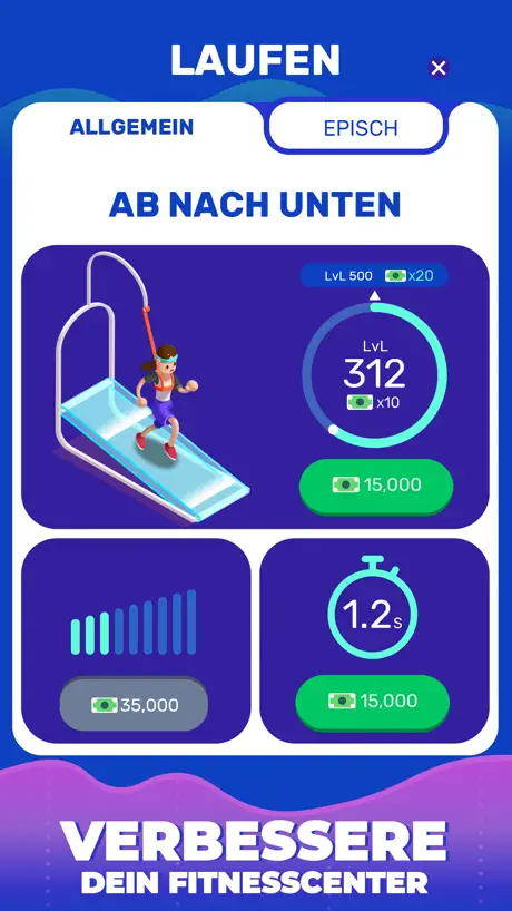 Idle Fitness Gym Tycoon - Game