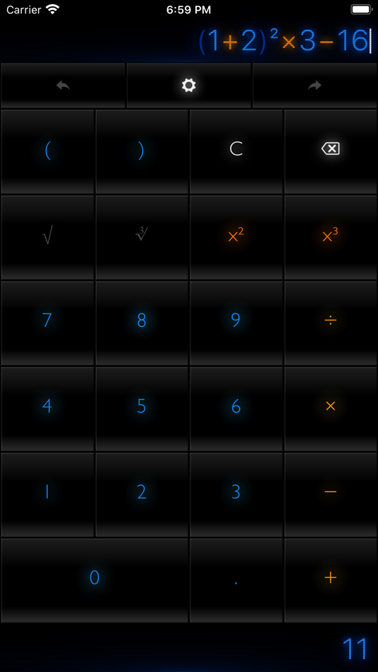 #1. Eleven | Calculator (iOS) 由: Alexander Ewering