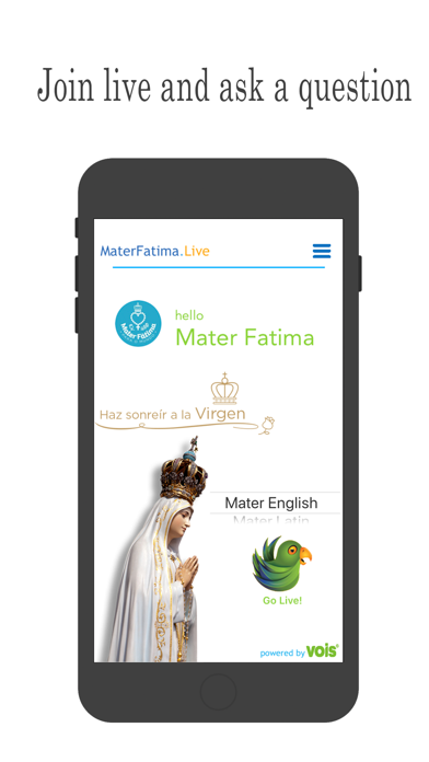 Screenshot #1 pour MaterFatima.Live