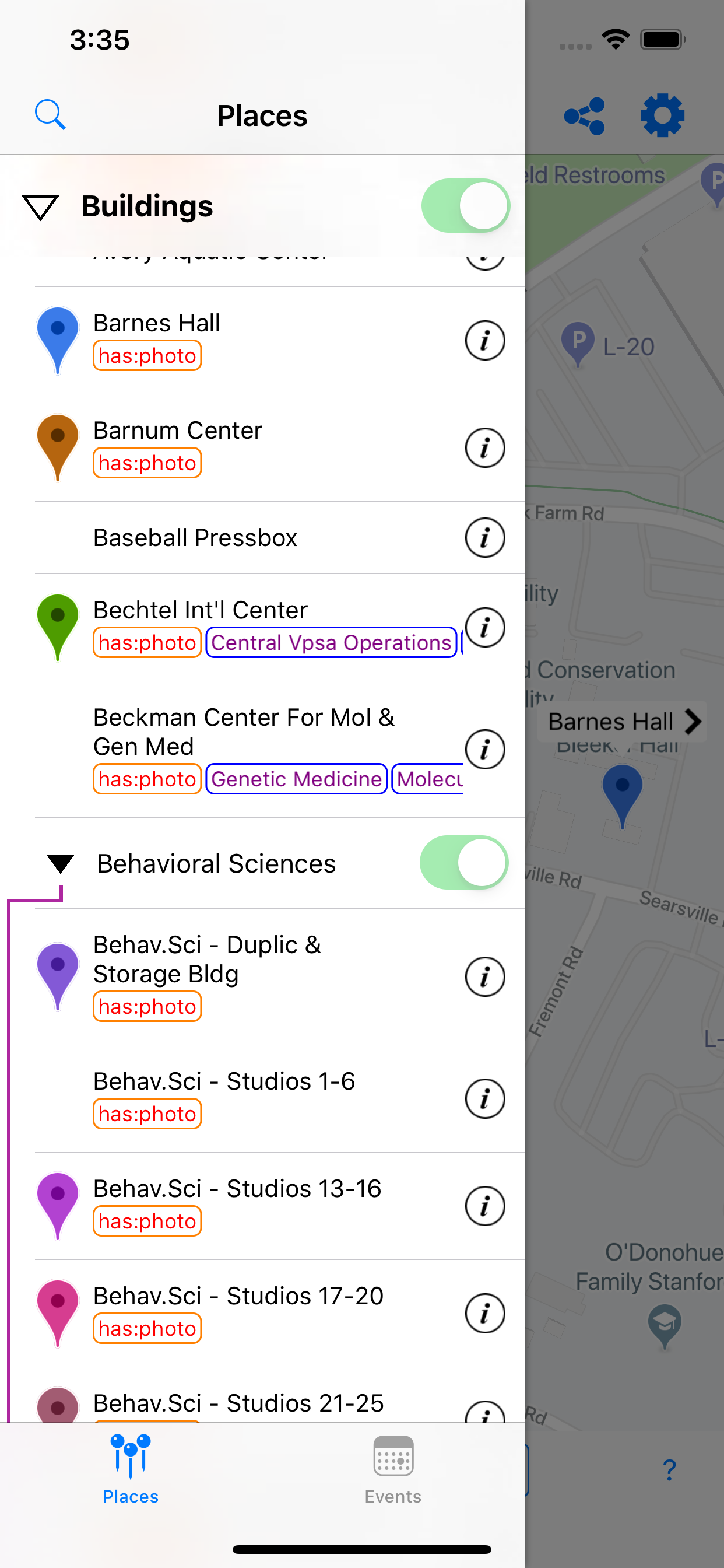 Stanford Map +