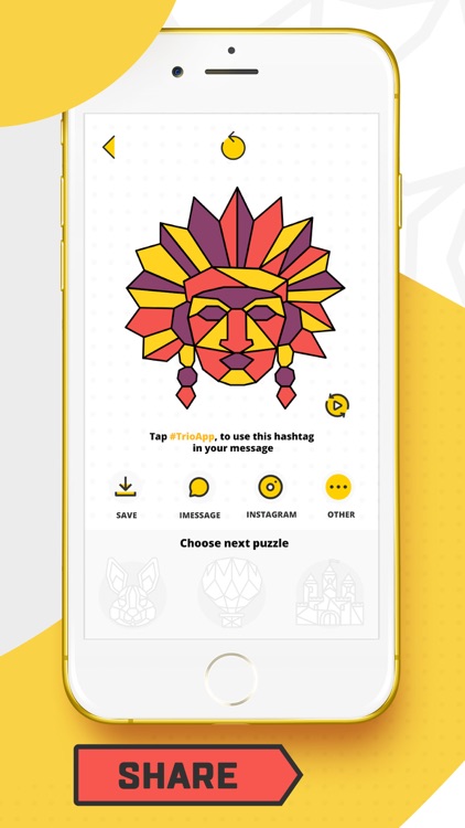 Trio - Polygon Coloring Puzzle screenshot-4