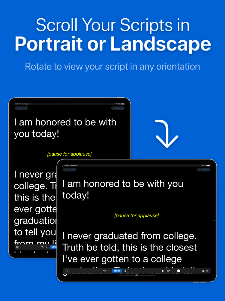 Teleprompter Premium App for iPhone - Free Download ...