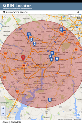 RIN Locator - náhled