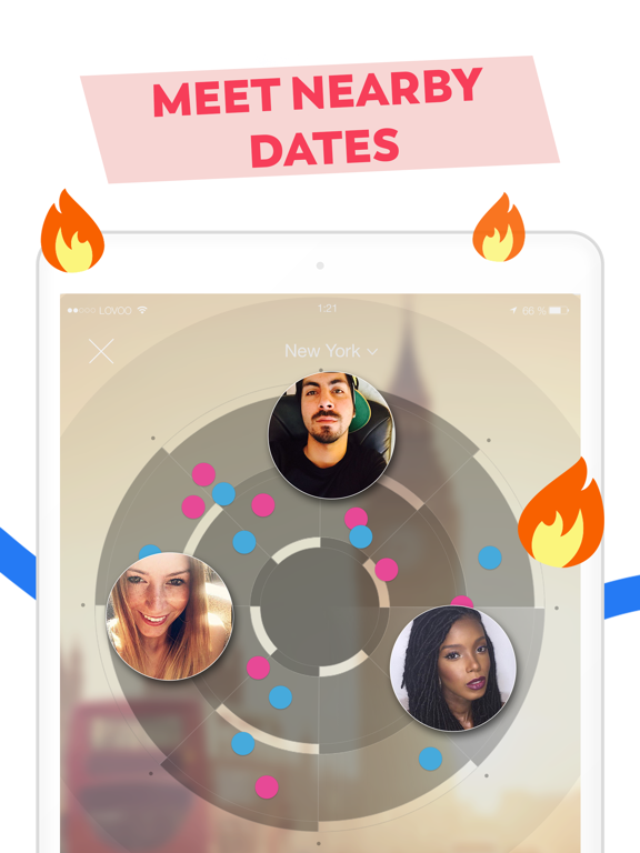 LOVOO – The New Free Chat App for finding Singles and Love via Dating Flirt Radar screenshot