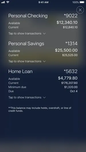 Xplore FCU Mobile Banking screenshot 1