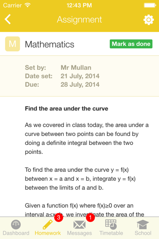 Milk Student Planner System screenshot 3