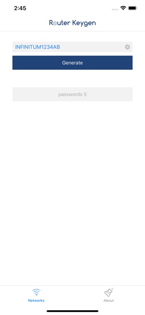 Router Keygen: WiFi Passwords on the App Store