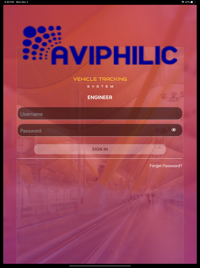 Engineer Vehicle Tracking