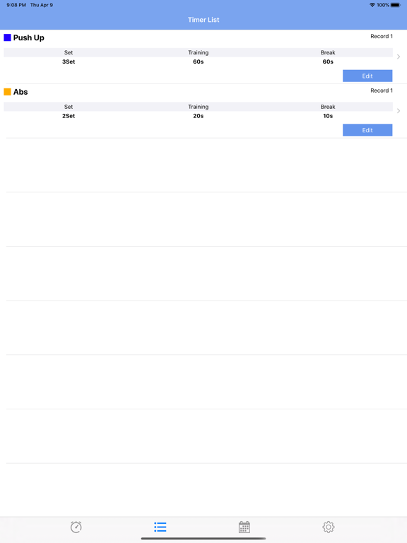 筋トレタイマー for カレンダーのおすすめ画像3