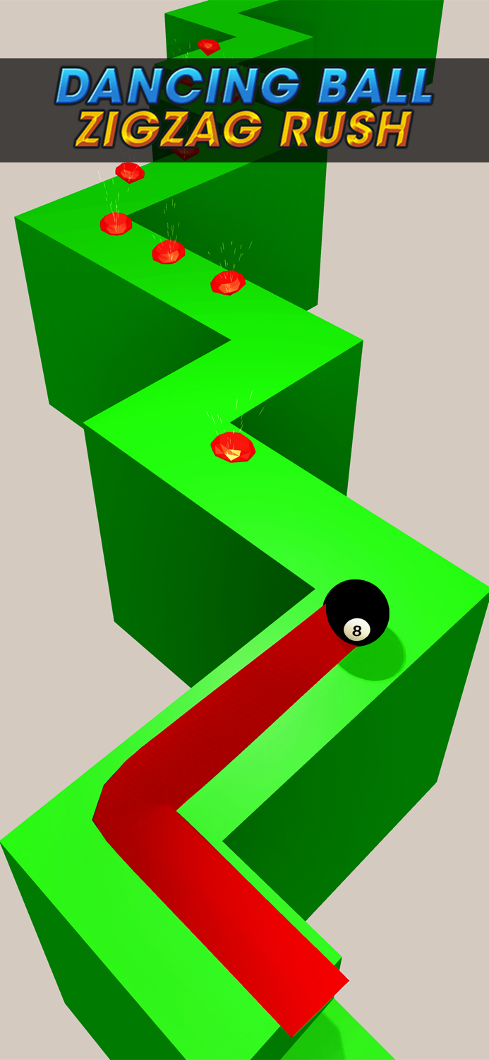 Dancing Ball - ZigZag Rush