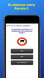 permis c - tests et fiches iPhone Captures Décran 3