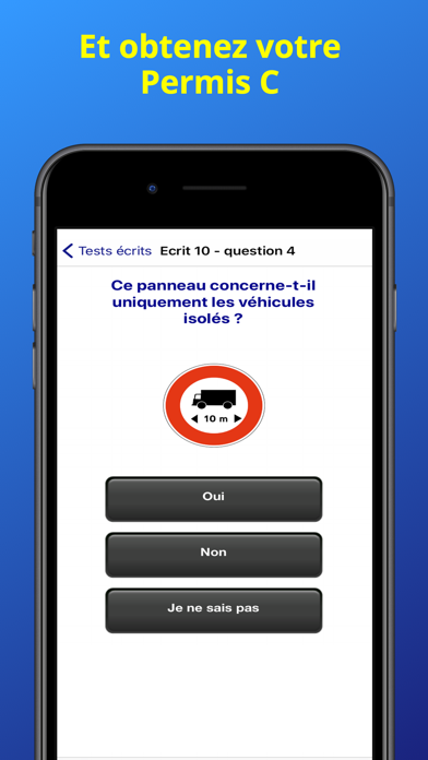 Screenshot #3 pour Permis C - tests et fiches