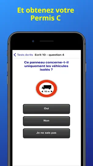 Capture d'écran de Permis C - Tests Et Fiches sur iPhone 3