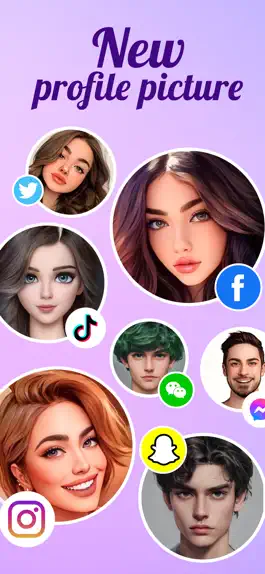 Game screenshot AI Profile Pic Avatar Maker apk