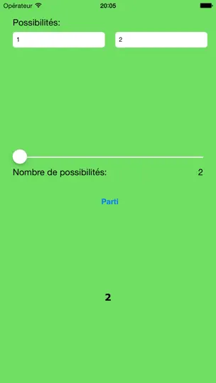 Capture d'écran de IChance sur iPhone 5