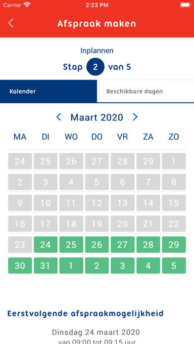 Huisartsen Hoeksche Waard Screenshot