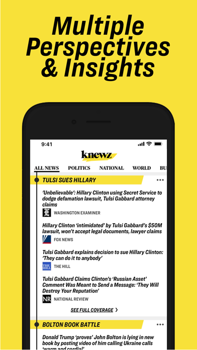 Knewz: Current US News Feed Screenshot
