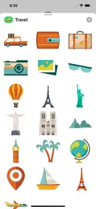 Travel Stickers Pack screenshot #1 for iPhone