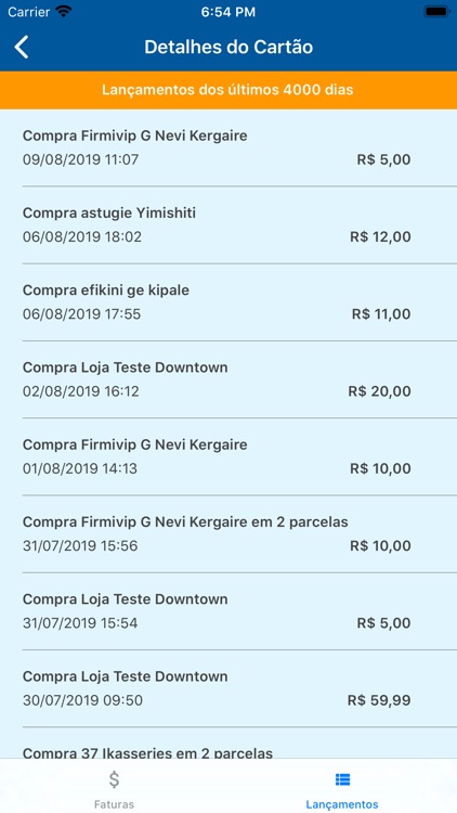 Cartão Bluecard screenshot-5