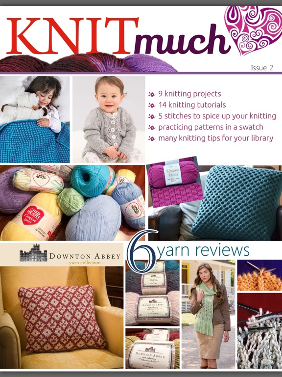 KNITmuch Magazine iPad screenshot 4 - Education app