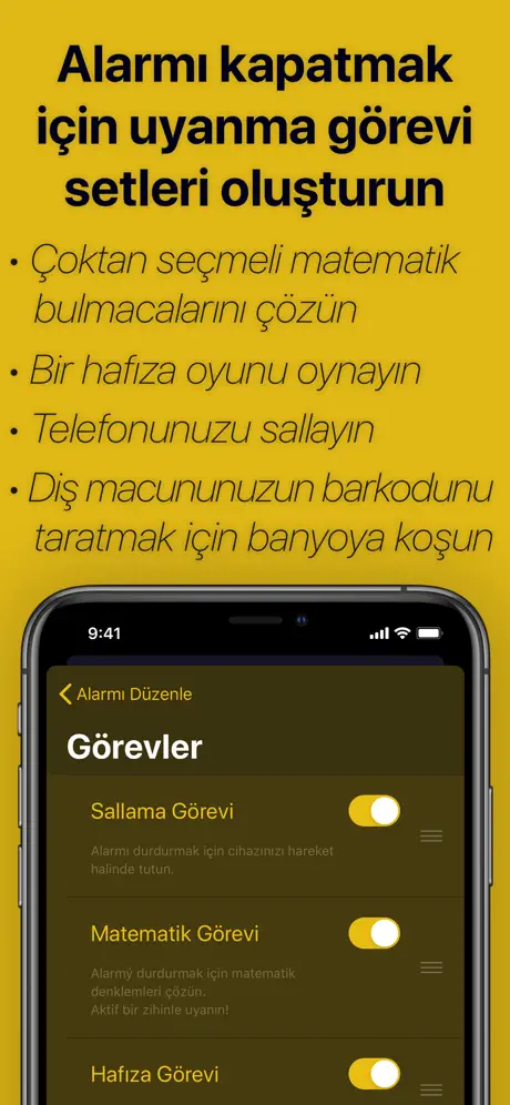 Instant Wake Up - Alarmlı Saat