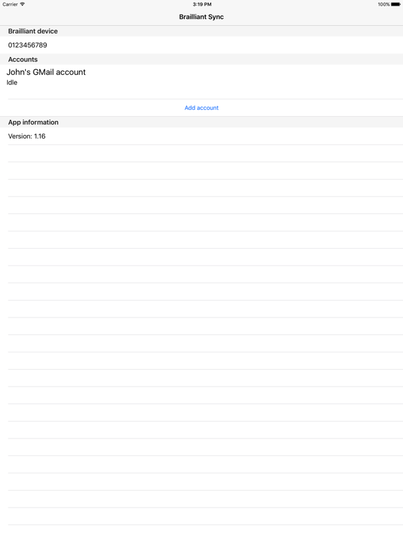 Screenshot #4 pour Brailliant Sync