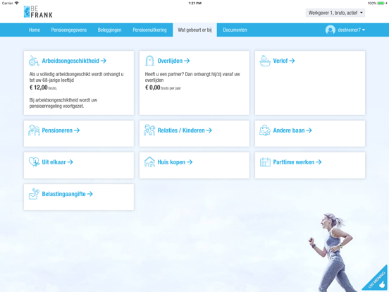 BeFrank - Mijn Pensioen iPad app afbeelding 4