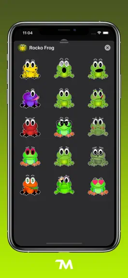 Game screenshot Rocko Frog Stickers hack